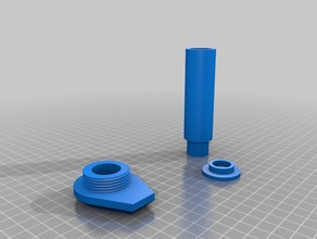 longer filament holder wanhao d6 3d printer accessories spool duplicator 6 3d print model - Mito3D