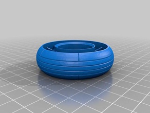 rubber spoked wheel 3d printing 3d print model - Mito3D