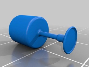semplice calice arredamento tazza 3d print model - Mito3D