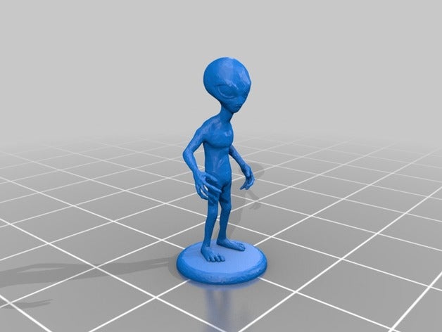 1 72 alien 3d printing 3D print model - Mito3D