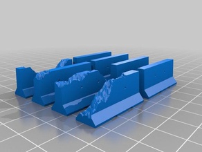 1 72 20mm jersey barrier 3d printing 3d print model - Mito3D