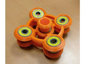 ufo spinner toy & game accessories 608 bearing fidget kids 3d print model - Mito3D