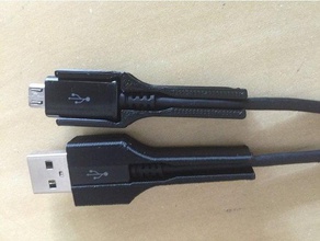 samsung micro usb cable protector La impresión en 3d el 3d print model - Mito3D