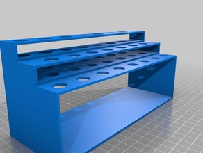 my customized parametric tool rack organization 3d print model - Mito3D