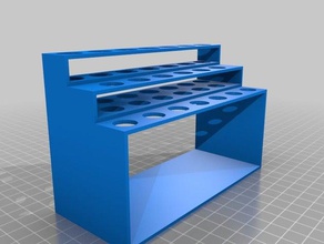 my customized parametric tool rack organization 3d print model - Mito3D