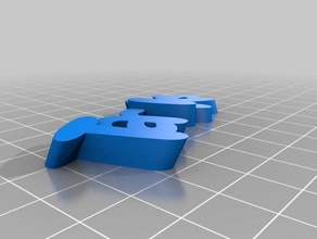 maßgeschneiderte Namen Schlüsselanhänger kundengebundene 3d print model - Mito3D