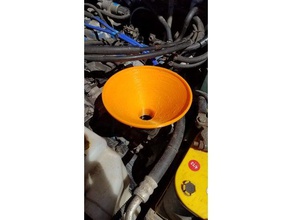 oil funnel - threaded subaru m42xp45 tools automotive car engine hand change vehicle 3d print model - Mito3D