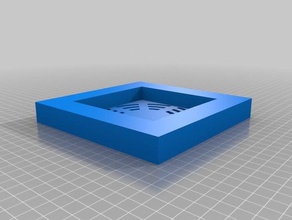 hundido rejilla del ventilador La impresión en 3d de las pruebas 3d print model - Mito3D