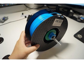 nut bolt spool holder 3d printer accessories filament 3d print model - Mito3D