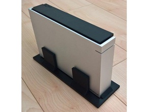 disco rigido esterno per il montaggio in verticale computer stand xbox one s 3d print model - Mito3D