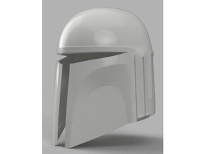 death watch mandalorian helmet star wars props boba fett 3d print model - Mito3D