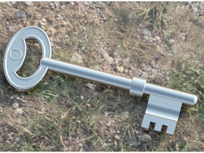 alte Schlüssel-Replik taiwan scans & Replikate Schlüssel lock Skelett-Schlüssel 3d print model - Mito3D