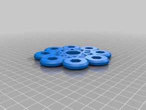 octanut bot spinner juguetes mecánicos personalizado 3d print model - Mito3D