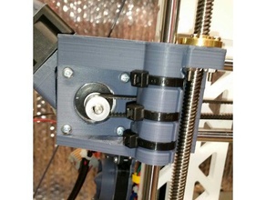 tronxy p802e x mounts & tensioner 3d printer parts 3d print model - Mito3D
