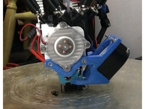 titan aero single 40mm blower fan mount 3d printer extruders e3d extruder 3d print model - Mito3D