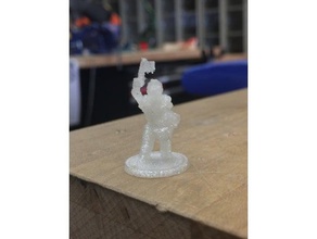 durge puño de hierro juegos y juguetes bárbaro d&d enano luchador juego en miniatura las miniaturas rpg 3d print model - Mito3D