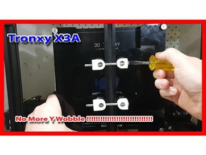 tronxy x3 adjustable y wheel tensioner diy 2020 extrusion v-slot 3d printer printing x3a 3d print model - Mito3D