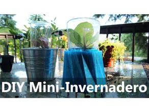 invernadero mini diy exterior e jardim decoração casa verde a jard n ortaliza plantas semillero semillos 3d print model - Mito3D