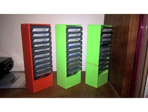 ds card rack toy & game accessories 3d print model - Mito3D
