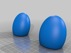 egg earphones case 3d printing 3d print model - Mito3D