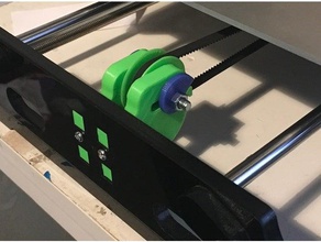 afinibot a3 y eixo da polia de correia conjunto roda - tensionador Impressora 3d peças y-eixo tensor cinto fixação 3d print model - Mito3D