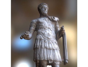 marcus aurelius tarama ve kopyaları 3d baskı 3 Boyutlu Tarama zırh kıyafetler İmparator adam mitoloji Roma ilerleyin heykel 3d print model - Mito3D