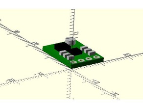 modello pololu regolabile step-up regolatore di tensione u1v11a l'elettronica 3d print model - Mito3D