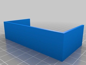 80x20mm cube - 2mm Dicke hobby kundengebundene 3d print model - Mito3D