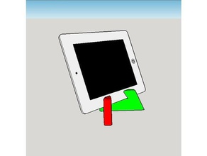 tablet stand diy dock 3d print model - Mito3D
