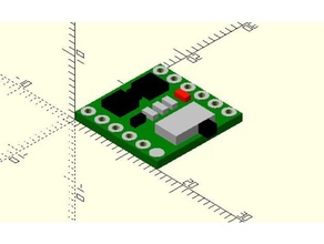 modello pololu mini mosfet far scorrere l'interruttore di protezione contro la tensione inversa lv l'elettronica 3d print model - Mito3D
