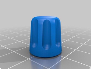 potentiometer knob tight fit electronics arduino 3d print model - Mito3D