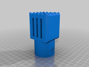 flash hider barril de apego v9 tendrizer herramientas 3d print model - Mito3D