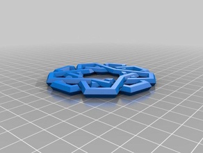 il mio personalizzati anelli ad incastro puzzle i su misura 3d print model - Mito3D