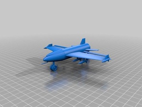fighter jet Fahrzeuge Flugzeug Jagdflugzeug Fahrzeug 3d print model - Mito3D