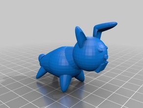 rabbit pets animal pet 3d print model - Mito3D