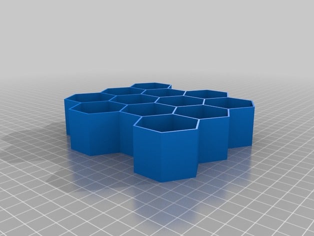 my customized honeycomb generator biology 3D print model - Mito3D