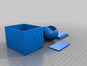 boîte ovale contenant L'impression 3d 3d print model - Mito3D