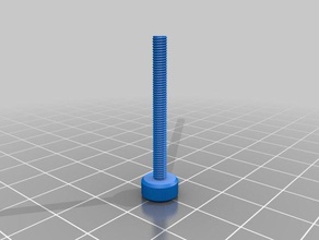 primo tentativo m3 bullone parti su misura 3d print model - Mito3D