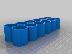 soğutucu uyumlu 12 voa şişe tutucu organizasyon özelleştirilmiş 3d print model - Mito3D