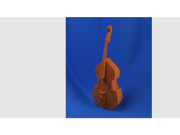 contrabajo contrebasse de la musique basse 3D print model - Mito3D