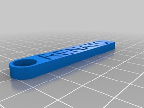 keychain renato keychains 3d print model - Mito3D