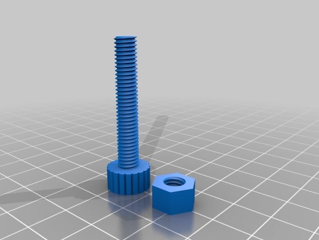 indicator mount screw nut 3d printer accessories 3D print model - Mito3D