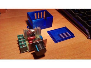 case 2000w 220v electronic voltage regulator electronics 3d print model - Mito3D