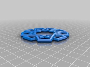 meine angepasste Ineinander greifende Ringe puzzle v3 Rätsel kundengebundene 3d print model - Mito3D