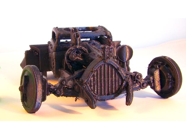steam punk cruiser a indústria automotiva 3D print model - Mito3D