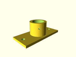 ed3 metallo estrusore guada estensione Stampante 3d estrusori hotend v6 gregs wade reloaded mendelmax prusa i3 3d print model - Mito3D