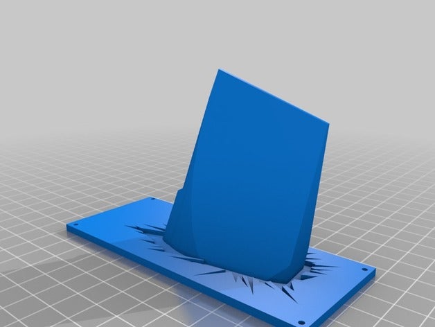 parlayan - işte johnny duvara monte dekor axe 3D print model - Mito3D