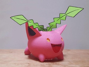 skiploom fioriera all'aperto e giardino pokemon figure andare piante grasse 3d print model - Mito3D
