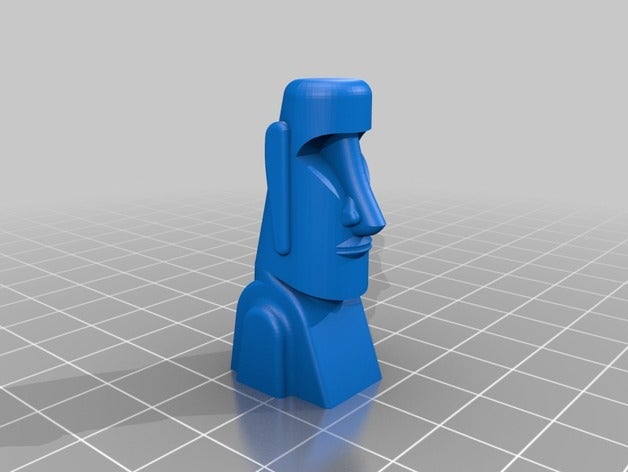 moai - easter island head sculptures 3D print model - Mito3D