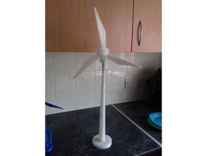 360 degree wind turbine electronics hobby toys windmill generator 3d print model - Mito3D